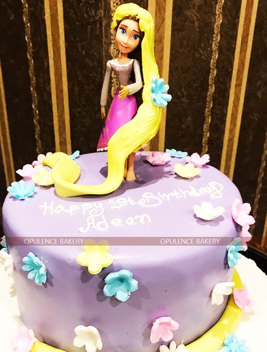 Rapunzel Cake Edible Character Made In Fondant - CakeCentral.com