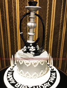 4 Pounds Sheesha Birthday Fondant Cakes