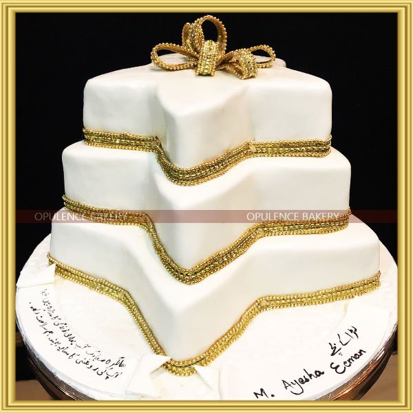 20+ Elegant White And Gold Cake Designs - The Wonder Cottage | Elegant cake  design, Cake design, Cake