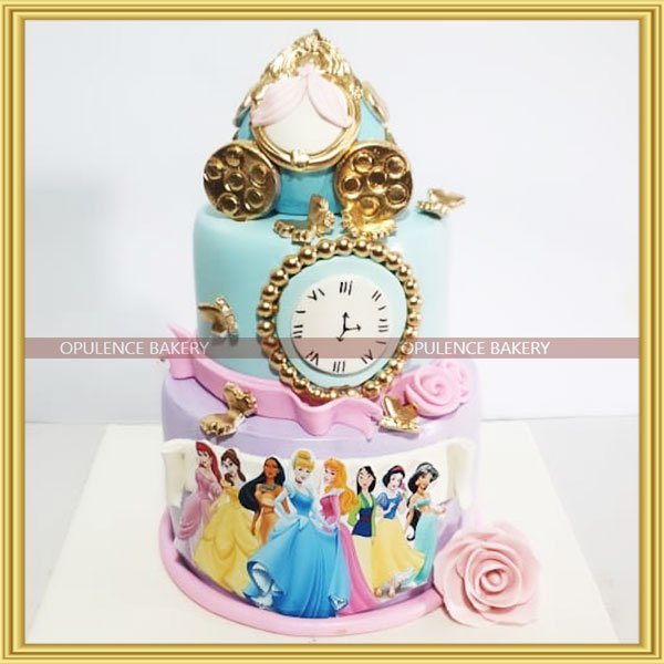 Princess Theme Girls Birthday Cake - Lahore Custom Cakes