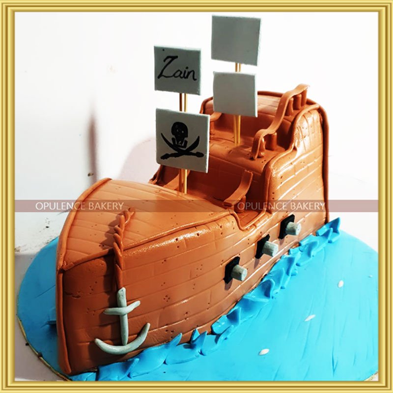 Buy Pirate Ship Cake Topper. Pirate Birthday Party. Pirate Boat  Personalised Topper. Boys Glitter Cake Topper. Custom Sea Theme Online in  India - Etsy
