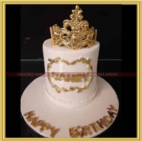 Golden Crown Cake
