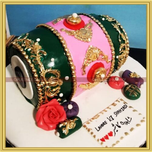 Dholak Cake For Mayun