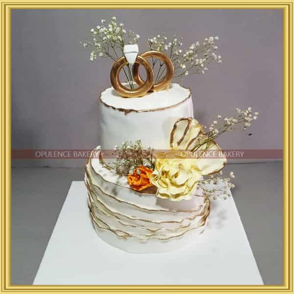 Shop for Fresh Ring Ceremony Theme 2 Tier Strawberry Cake online - Nagercoil