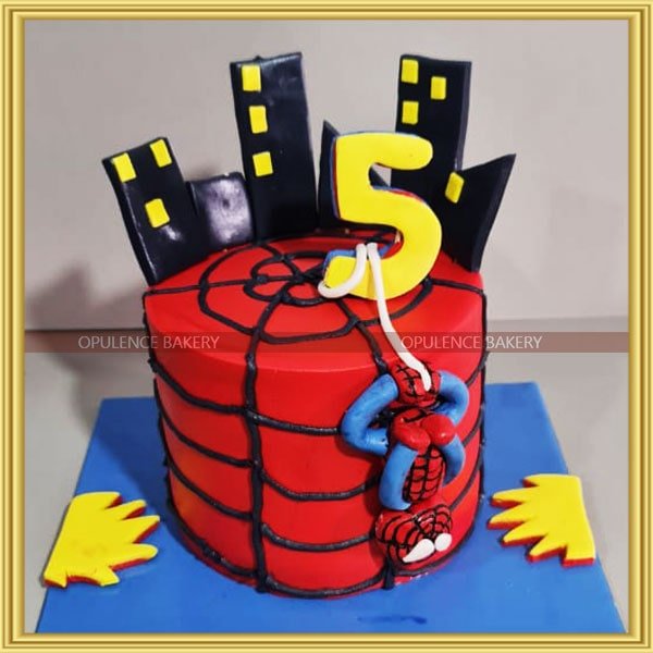 Duke Spiderman Cake, A Customize Spiderman cake