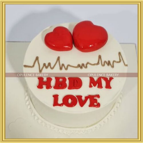 Valentine’s Day Cake For Couple