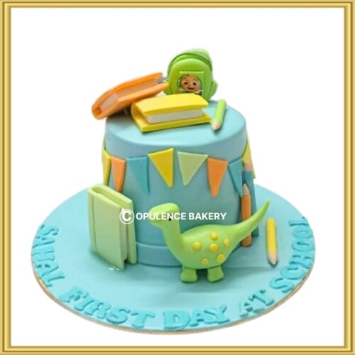 Dinosaur Theme Cake