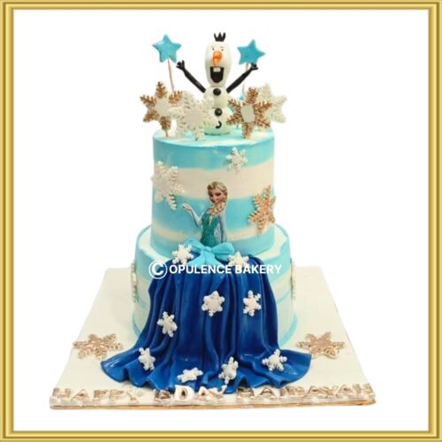 Frozen Birthday Cake For Baby Girls