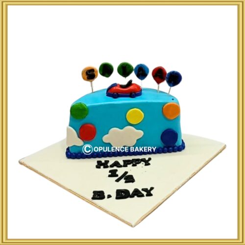 Half Birthday Cake